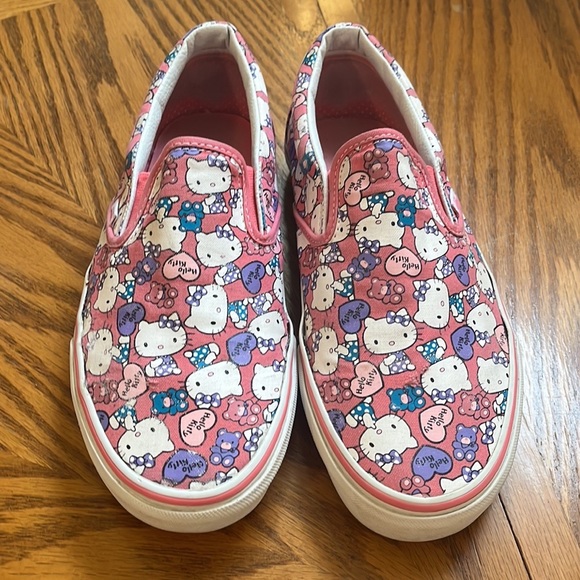 Hello Kitty x Vans Slip Ons Pink / White W10.5 | M9 GUC - Picture 17 of 17
